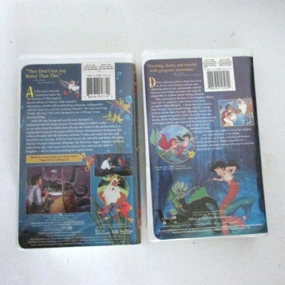 VHS Tapes - The Little Mermaid 1 & 2 - Picture 2 of 6